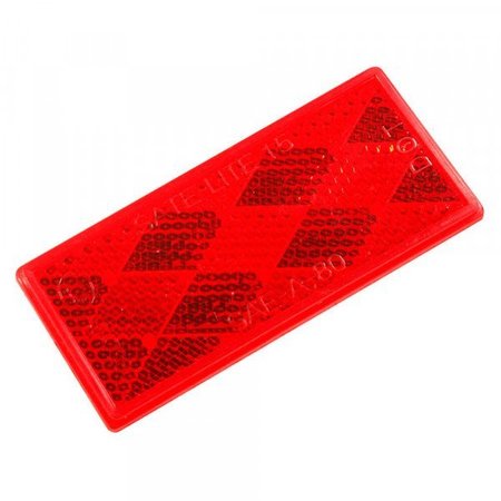GROTE LIGHTING REFLECTOR-RED-RECTANGULAR-STICK-ON 40302